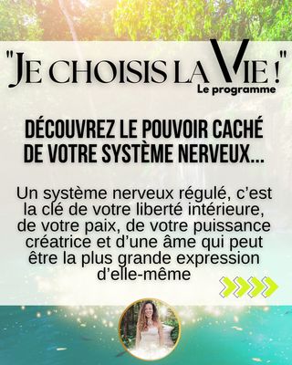 Visuel du programme Je choisis la Vie